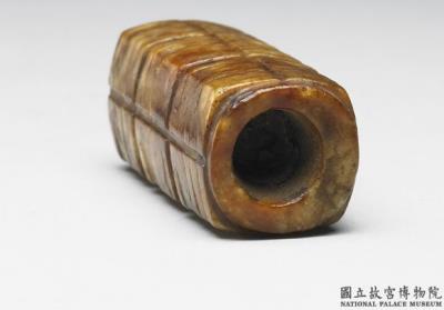 图片[3]-Ts’ung-type tubular bead, Neolithic period-China Archive